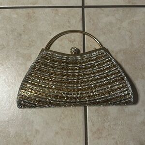 Gold clutch